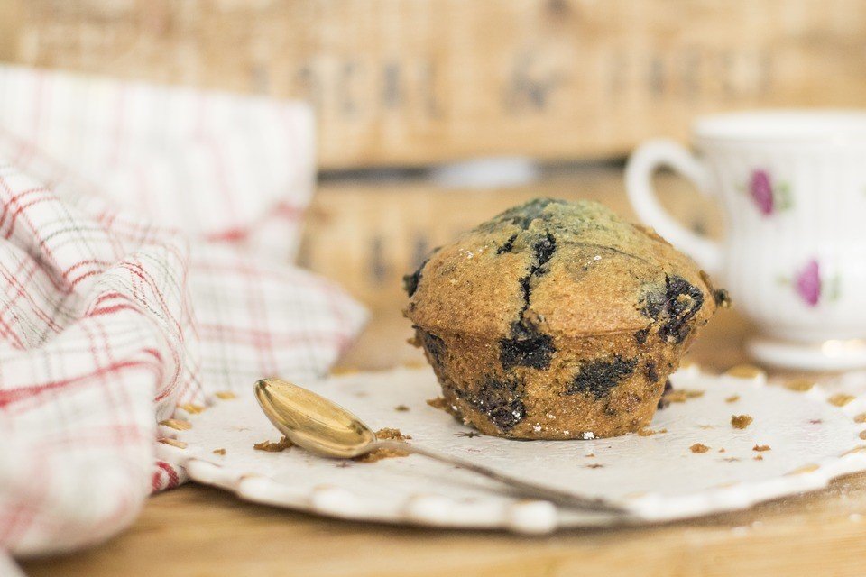 Muffiny s konopným proteínom