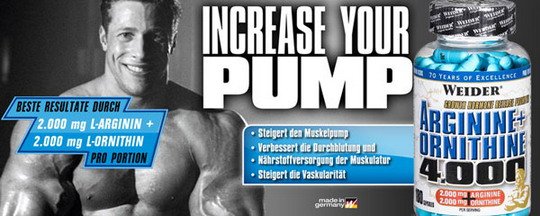 Relamný baner Arginine