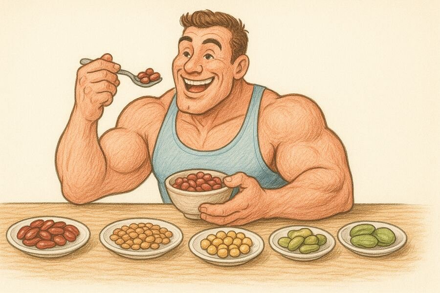 Veľké porovnanie strukovín pre fitness nadšencov