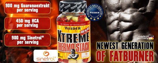 Reklamny baner Xtreme Thermo Stack Weider