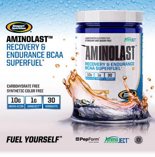 Reklamní baner pro Aminolast od Gaspariho