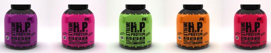 fotky příchutěmi extreme hp proteinu