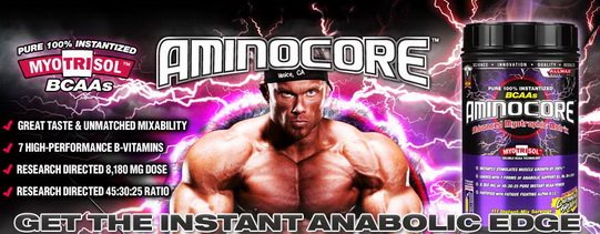 Reklamní baner AminoCORE od ALLMAX