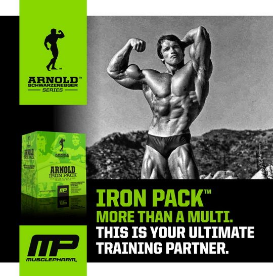 Reklamny baner Iron Pack od Arnolda